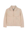 Felpa beige con logo Lanvin cucito