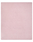 Coperta rosa in filo misto cashmere con ricamo Nanan