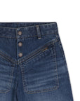 Bermuda in jeans con dettagli logo Chloé