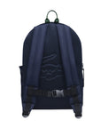 Zaino blu con dettaglio patch cucito Lacoste cucito frontale