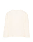 T-shirt panna con stampa multicolore Billieblush
