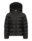 Giubbino Avoce nero con dettaglio patch Moncler