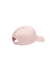 Cappello rosa con visiera e logo Lacoste cucito