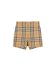 Bermuda con stampa check Burberry