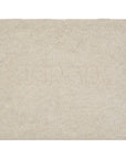 Coperta beige in filo misto cashmere con ricamo Nanan
