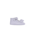Scarpe culla bianche con fiocco Monnalisa