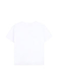 T-shirt bianca con logo patch logo Givenchy cucito a contrasto