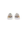 Scarpe con stampa check e logo Burberry sul retro