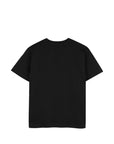 T-shirt nera con logo patch logo Givenchy cucito a contrasto