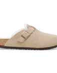 Sabot Boston beige con dettagli logo Birkenstock