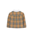 Camicia cropped con stampa check beige Burberry