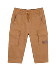 Pantalone marrone baby con dettagli logo Timberland