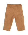 Pantalone marrone baby con dettagli logo Timberland