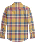 Camicia in flanella multicolore con dettaglio logo Ralph Lauren