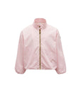 Giubbino Rasime rosa con dettagli logo Moncler