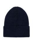 Cappello blu con logo Timberland cucito a contrasto bianco