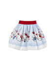 Gonna bianca con stampa Hello Kitty Monnalisa