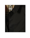 Giubbino nero con dettagli logo Burberry