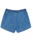 Pantaloncino in jeans con dettagli logo Lacoste
