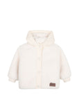 Felpa teddy panna con dettagli logo Timberland