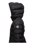 Giubbino Charpal nero con dettaglio patch Moncler