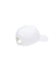 Cappello bianco con visiera e logo Lacoste cucito