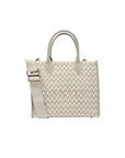 Borsa beige con dettagli logo Lanvin