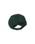 Cappello verde con visiera e logo Lacoste cucito