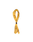 Foulard giallo con stampa a fantasia Manuel Ritz