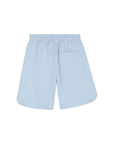 Bermuda azzurro in felpa con stampa logo Givenchy