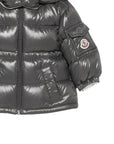 Giubbino Maire grigio baby con dettaglio patch Moncler