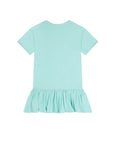 Abito verde acqua con dettagli Billieblush
