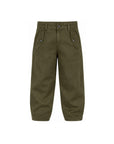Pantalone verde con dettagli logo Givenchy cuciti sul retro