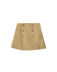 Gonna beige con dettagli bottoni Burberry