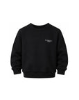 Felpa nera girocollo con stampa logo Givenchy a contrasto