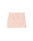 Gonna rosa con logo jacquard Fendi