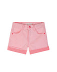 Pantaloncino di jeans rosa con dettagli paillettes Billieblush