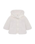 Giubbino Viona bianco baby con dettaglio patch Moncler