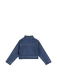 Giubbino in jeans con applicazioni frontali Billieblush