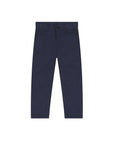 Pantalone blu con dettagli logo Boss