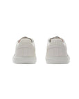 Scarpe bianche con dettagli fantasia check Burberry