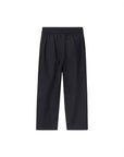 Pantalone blu dettaglio logo Burberry cucito