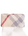Set di calzini panna con dettaglio check Burberry