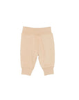 Pantalone beige con dettagli check Burberry