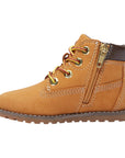 Stivali beige con logo Timberland laterale