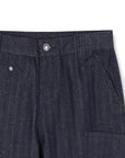 Jeans blu con dettagli logo Givenchy cuciti sul retro