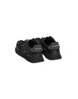 Scarpe nere con applicazione logo Dolce & Gabbana