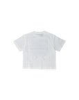 T-shirt bianca con stampa blu logo Dolce & Gabbana