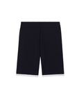 Bermuda in felpa blu navy Moncler