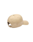 Cappello beige con visiera e logo Lacoste cucito